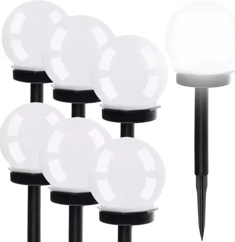 Gardlov Set de lămpi solare de grădină - globuri - 6 buc.