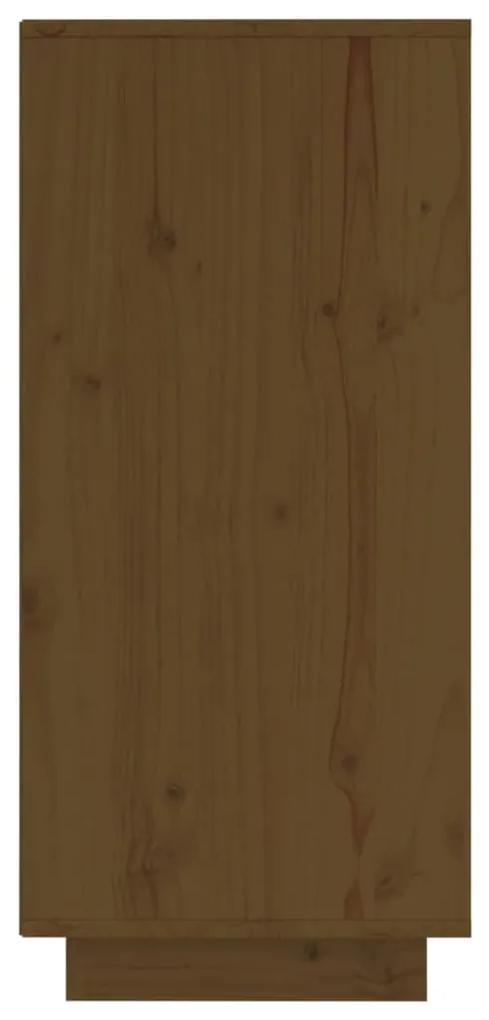 Servanta, maro miere, 60x34x75 cm, lemn masiv de pin 1, maro miere