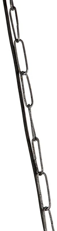 Lampă suspendată industrială gri închis cu lemn de mango - Mangoes