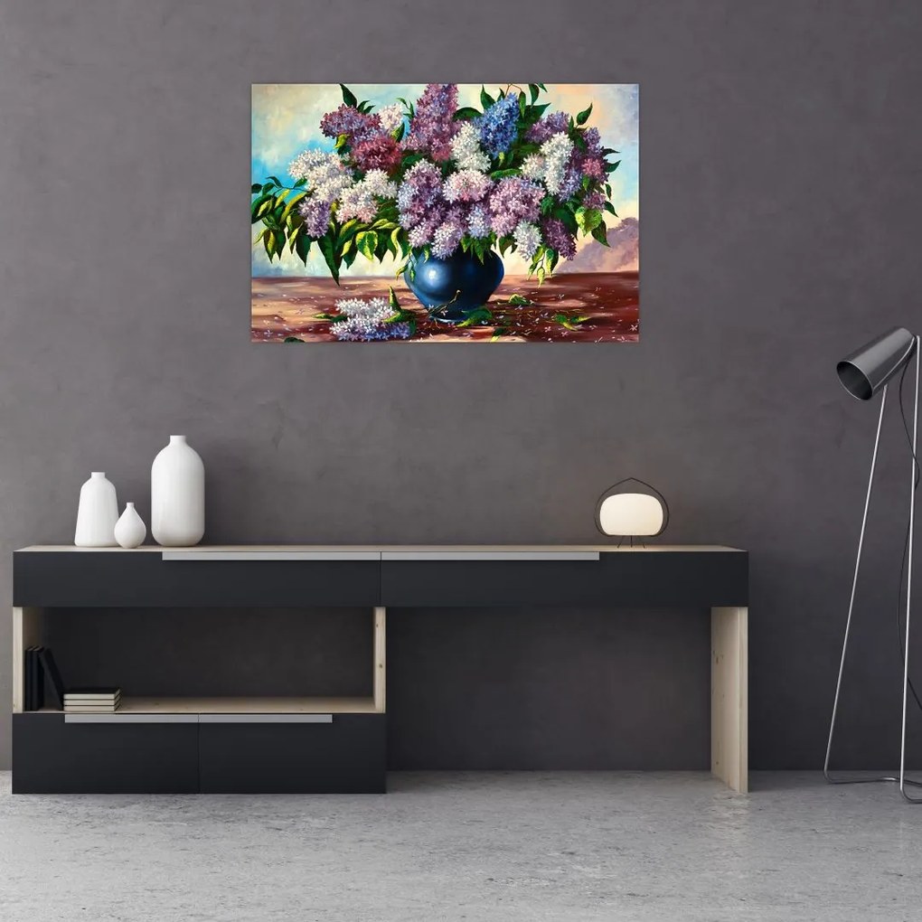Tablou - Buchet de liliac (90x60 cm)
