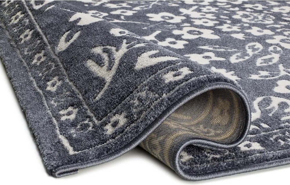 Covor albastru închis 200x290 cm Amara – Universal