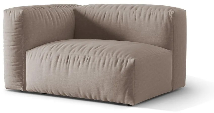 Modul pentru canapea modulară bej (cu colț pe partea stângă ) Martina – Micadoni Home