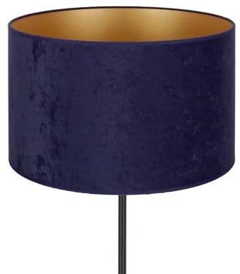 Lampă de masă Duolla ROLLER 1xE14/15W/230V d. 20 cm albastru/auriu