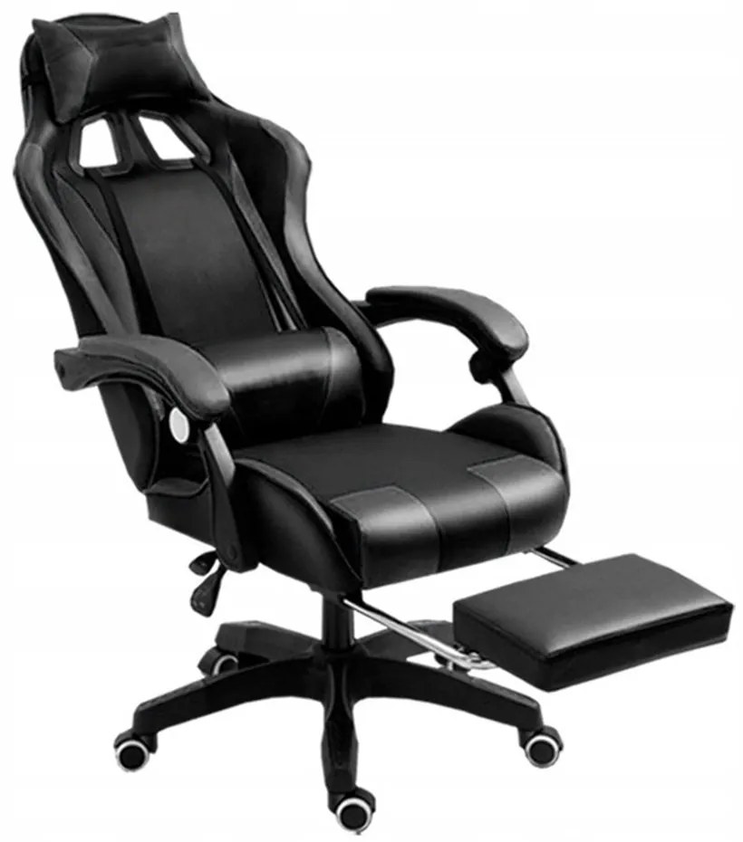 Scaun gaming negru