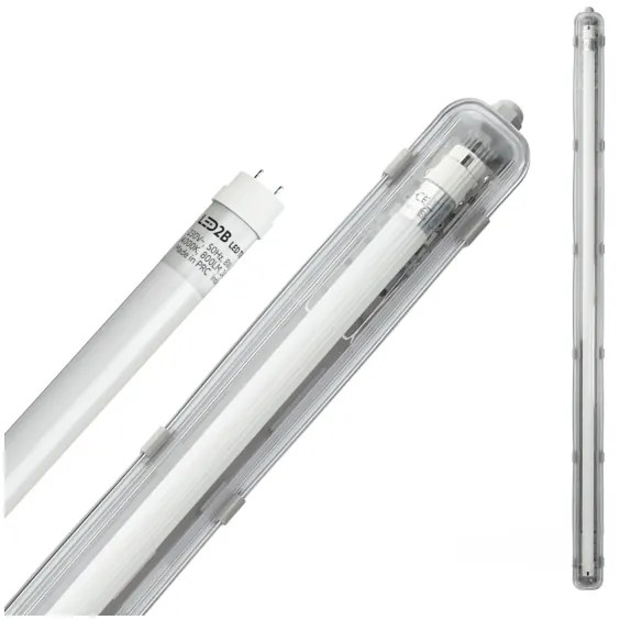 Corp de iluminat LED fluorescent industrial T8 1xG13/18W/230V 4000K IP65 128 cm