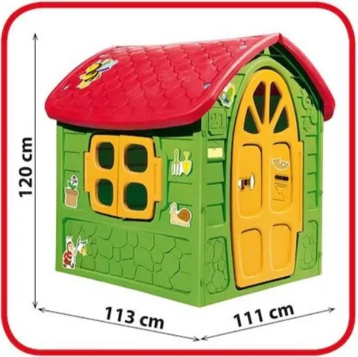 Casuta copii 120x113x111 cm Verde