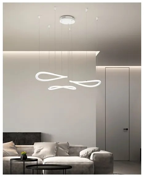 Lustră LED pe cablu TIRRENO 3xLED/20W/230V Fabas Luce 3711-47-102