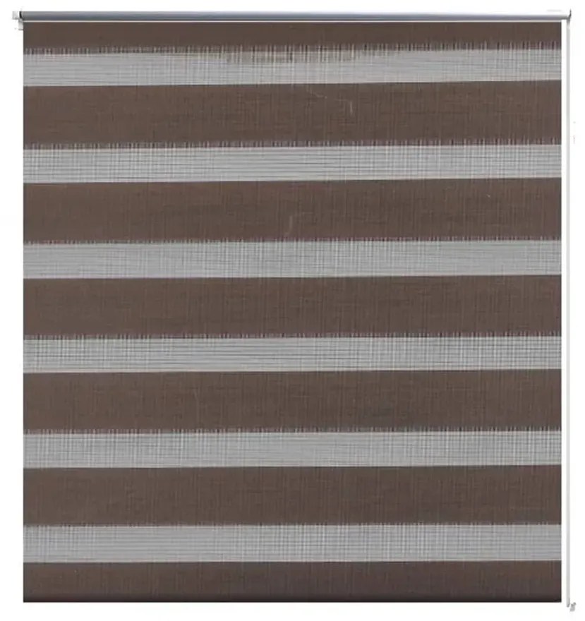 Jaluzea tip zebra, 80 x 175 cm, cafeniu Maro, 80 x 175 cm