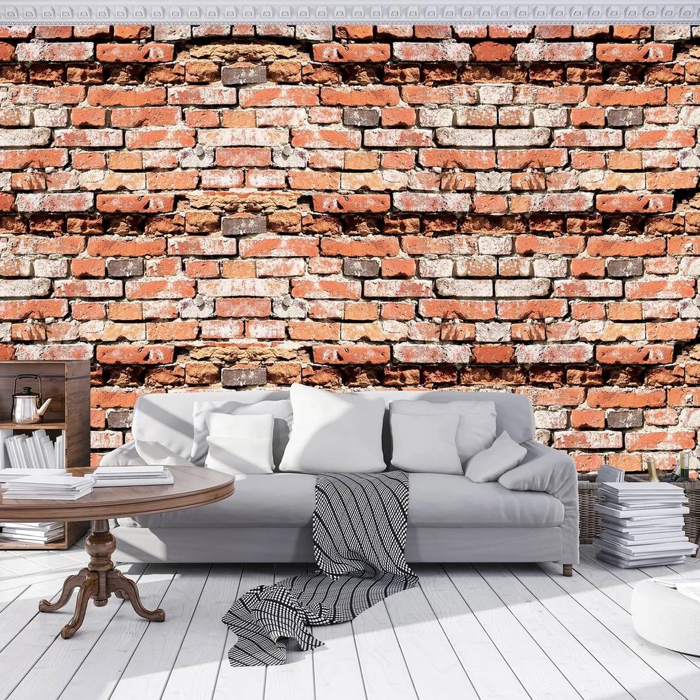 Fototapet - Red Brickwall (152,5x104 cm)