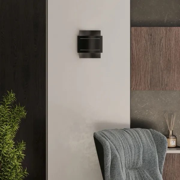 Aplică HESTIA 1xG9/40W/230V neagră Sollux SL.0981