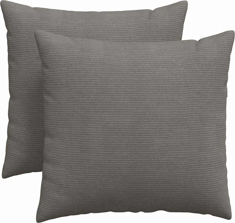 vidaXL Perne pentru canapea 2 pcs Gri deschis 45 x 45 cm