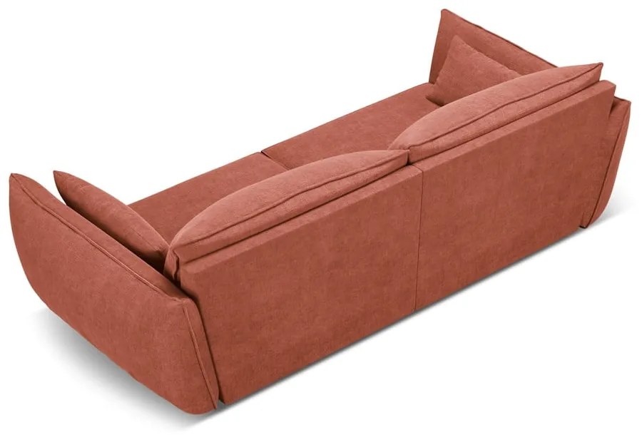 Canapea roșie 208 cm Vanda – Mazzini Sofas