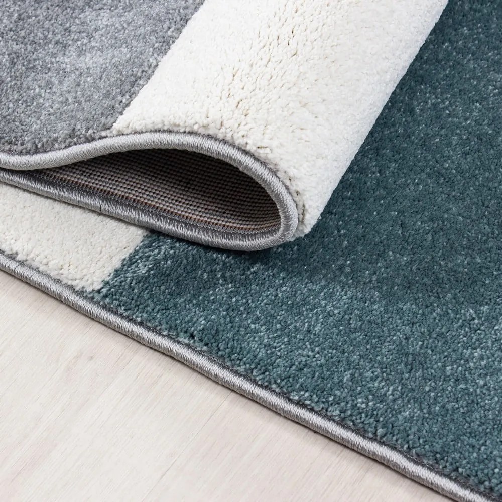 Covor tip traversă albastru/gri 80x300 cm Hawaii – Ayyildiz Carpets