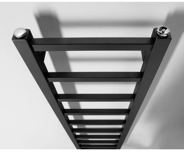 Radiator pentru baie Sapho METRO LIGHT 211 W, 30 x 114 cm, negru mat
