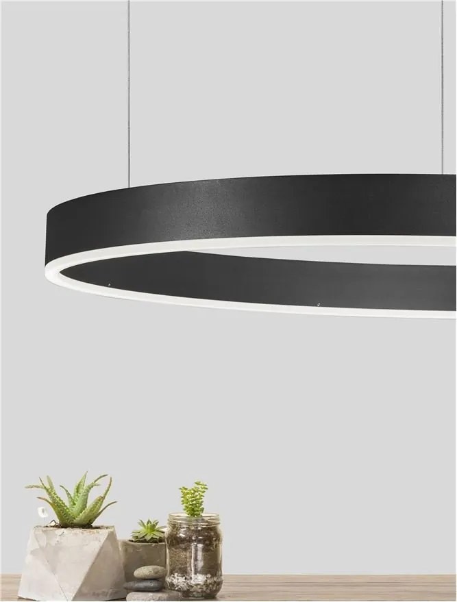 Lustra LED dimabila design circular MOTIF D-80cm