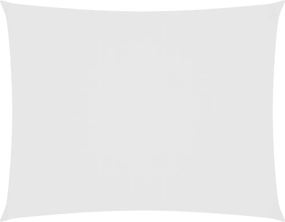 vidaXL Pânză parasolar, alb, 5x6 m, țesătură oxford, dreptunghiular