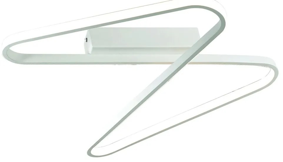 Plafoniera LED design modern geometric Erick alb