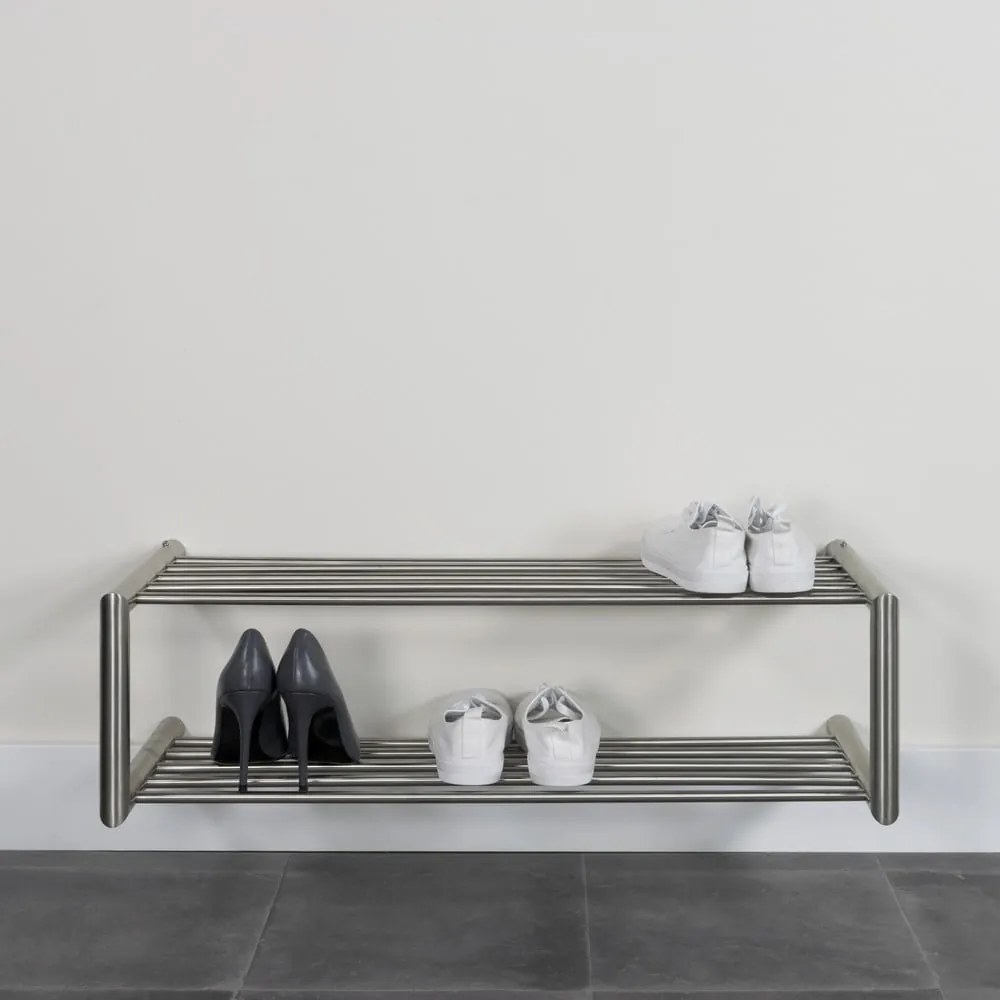 Pantofar argintiu suspendat din metal 80x23x33,5 cm Soenz – Spinder Design