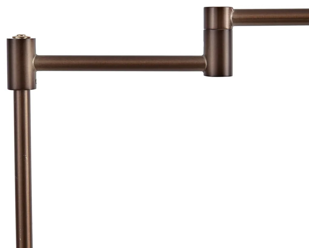 Lampă de podea de design bronz închis incl. LED cu variator tactil - Notia