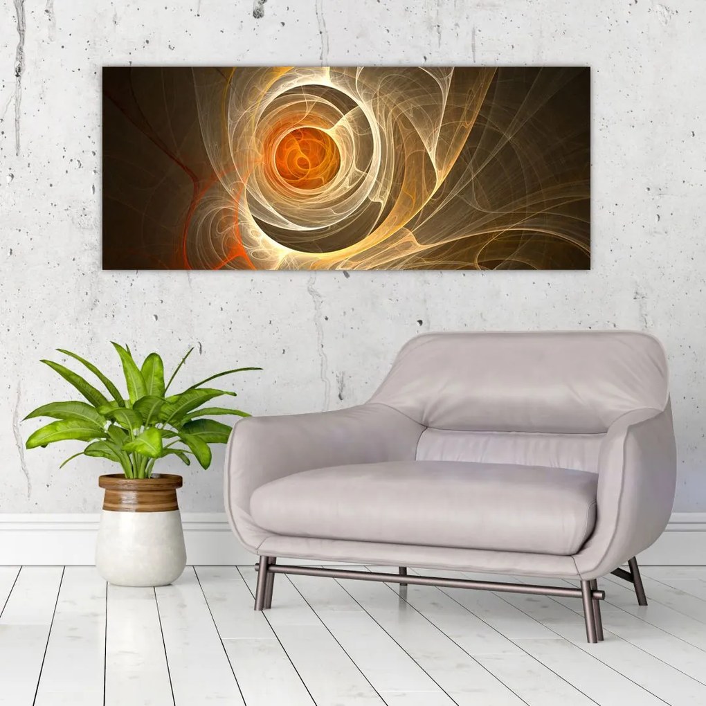 Tablou cu abstracție (120x50 cm)