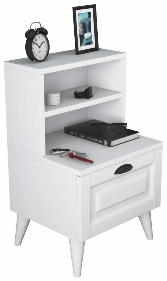 Noptiera BD105 - 2030, Alb