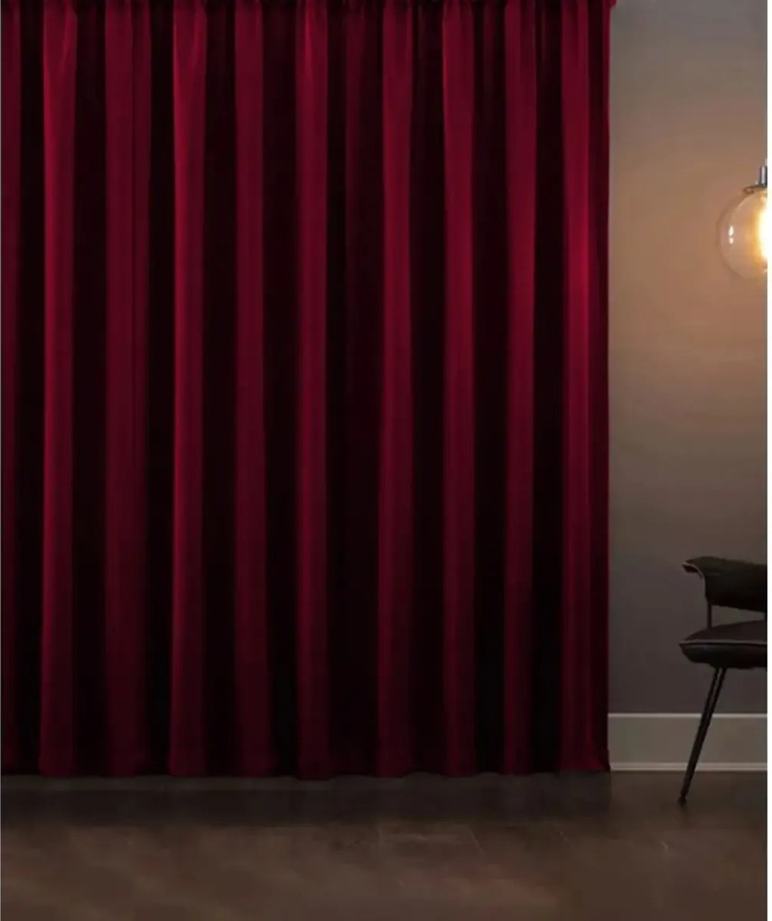 Perdea  Blackout opaca bordo,50x260 cm,50021
