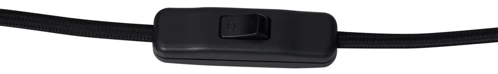 Lampă de perete de design neagră cu sticlă mată cu 3 lumini - Vertical