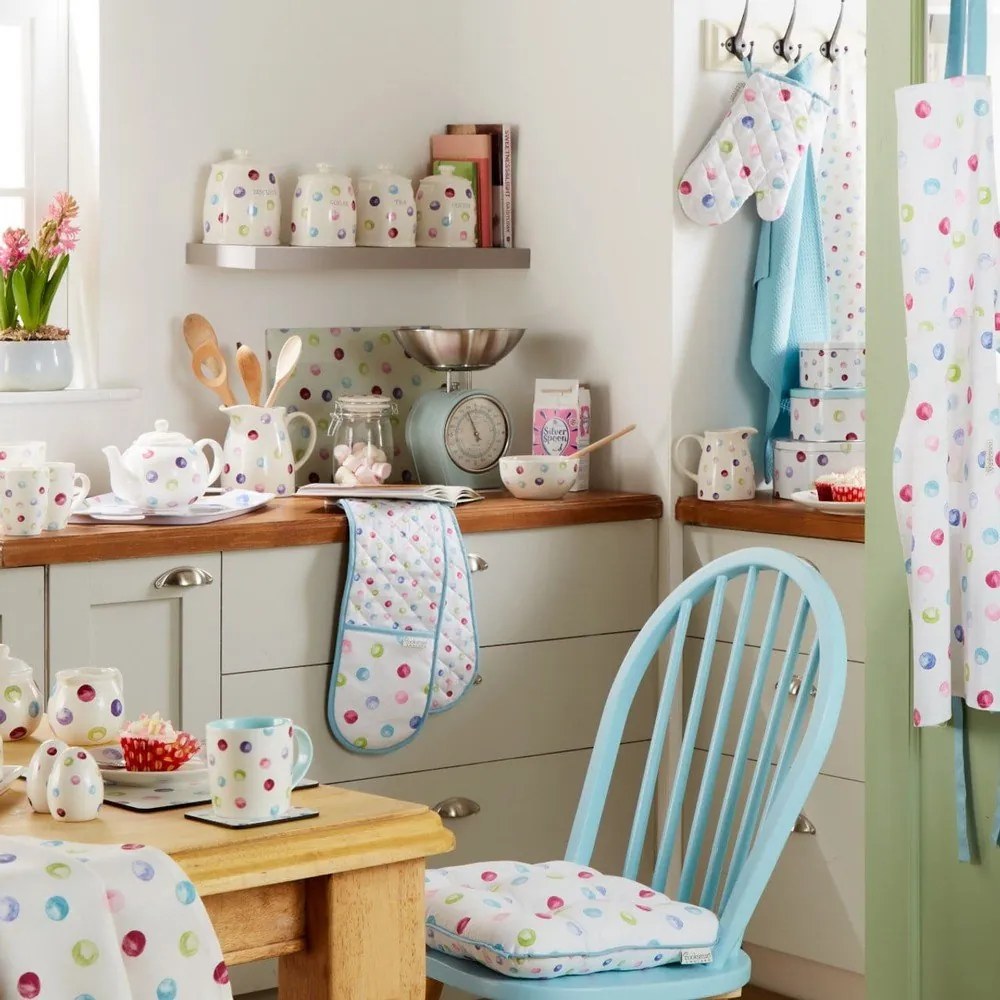 Șorț de bucătărie cu strat din PVC Spotty Dotty - Cooksmart ®