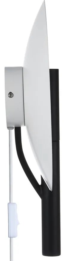 Aplica de perete ambientala design nordic Furiko negru/alb