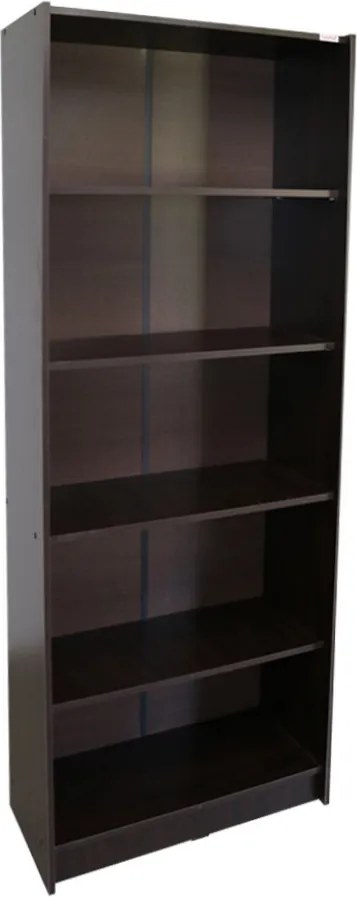 Etajera birou Wenge ,   4 polite, 5 spatii de depozitare