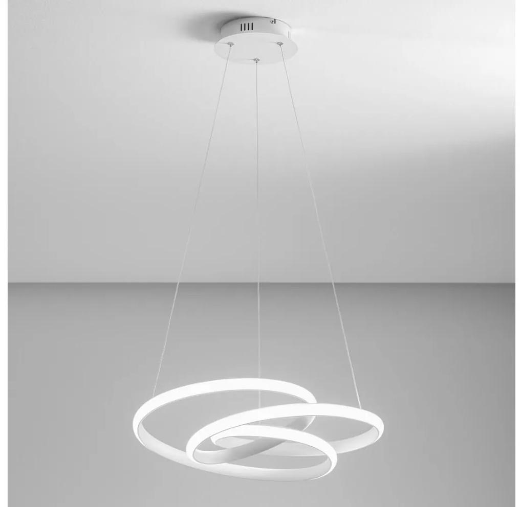 Lustră LED dimabilă pe cablu DIVA LED/43W/230V alb Gea Luce DIVA S P BIANCO