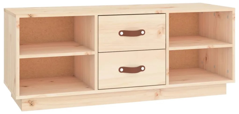 818225 vidaXL Comodă TV, 100x34x40 cm, lemn masiv de pin