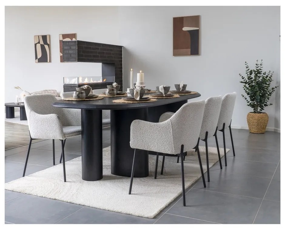 Căni gri 4 buc. din gresie 500 ml Selma – House Nordic