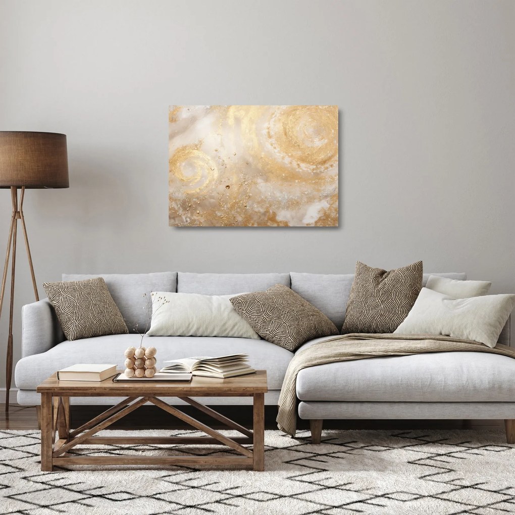 Tablou pe sticlă - Textura modelată (70x50 cm)