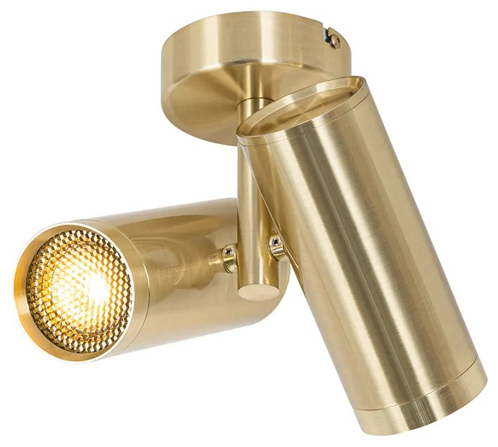 Spotlight de design auriu reglabil cu 2 lumini - Scopio Honey