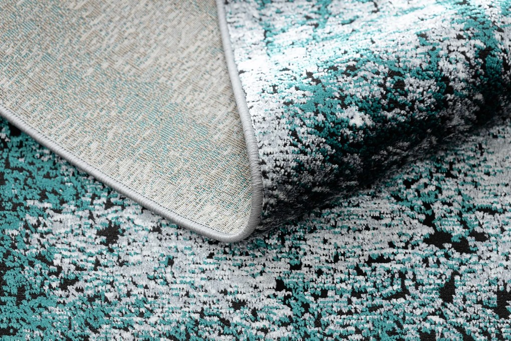 Covor DE LUXE modern 624 Cadru - structural gri / verde