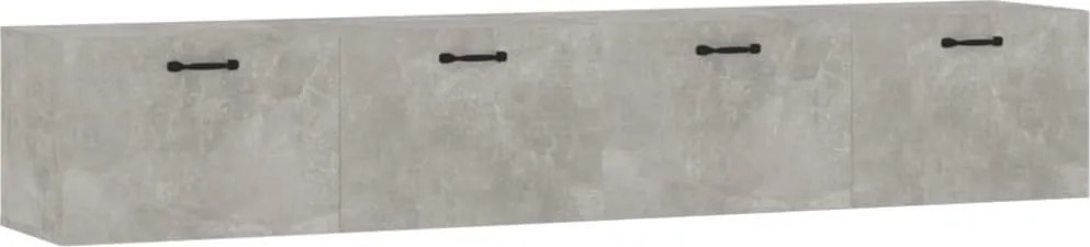 vidaXL Dulapuri de perete, 2 buc., gri sonoma, 100x36,5x35 cm, lemn