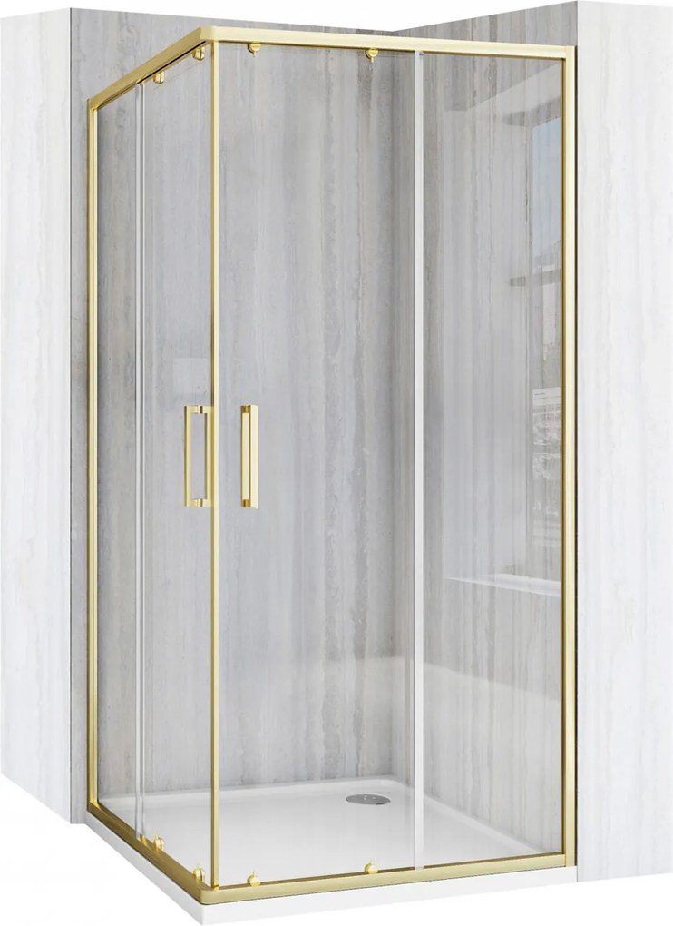 Cabină de duș Rea City 90x90 cm Gold