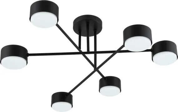 Brilagi - Lustră LED aplicată MONO 6xGX53/30W/230V neagră