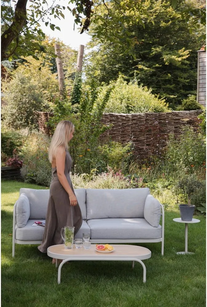 Măsuță auxiliară rotundă din oțel ø 35 cm Snow – Zuiver