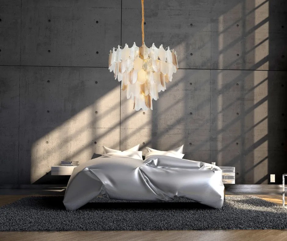 Lustra moderna design deosebit ARWENA, diametru 80cm