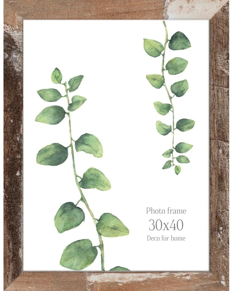 Ramă foto pentru fotografii Styler Bergen Shabby, 34 x 44,5 cm, maro