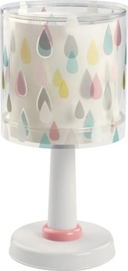 Dalber Color Rain 41431 Lampă de masă pentru copii alb transparent 1 x E14 max. 40W 30 x 15 x 15 cm
