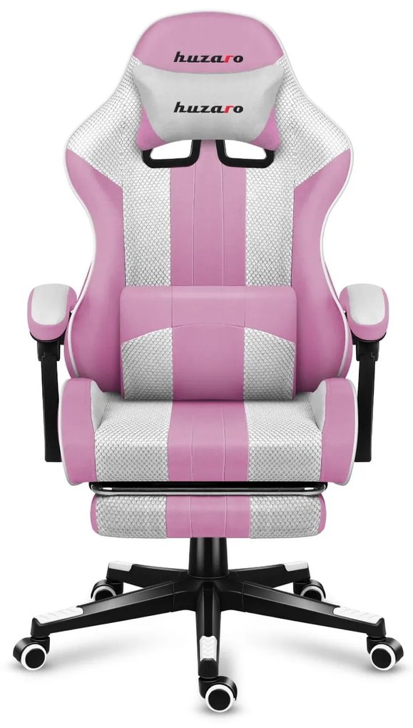 Fotoliu gaming Fusion 4.7 (alb + roz). 1087478