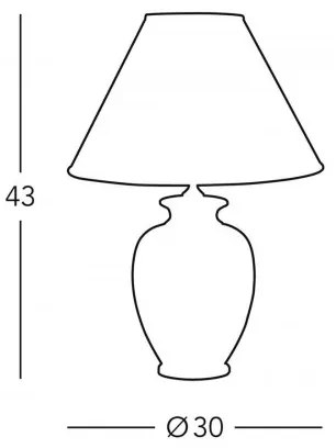 Lampă de masă Kolarz BORDEAUX 0014.73.7 - 1xE27/100W/230V