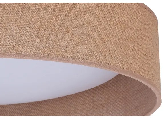 Plafonieră LED Duolla ROLLER LED/24W/230V d. 45 cm maro deschis