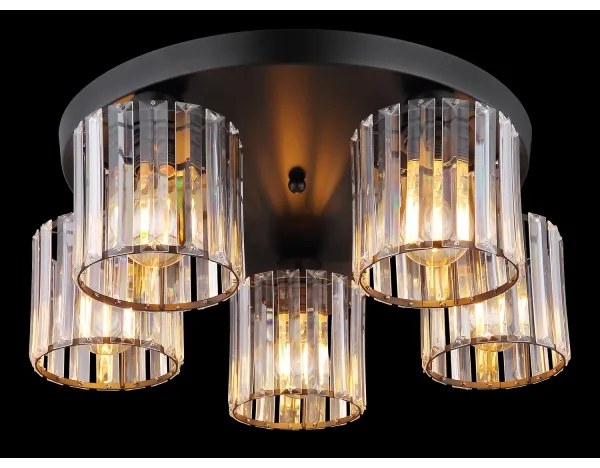 Lustră aplicată Globo 15742-5D JORDANA 5xE27/60W/230V