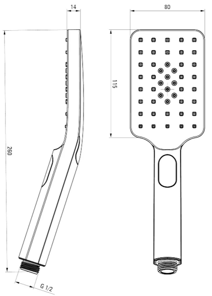 Para de dus culoare negru Deante, Alpinia Negru