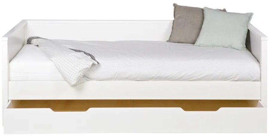 Sertar suplimentar pat WOOOD Nikki, 200 x 90 cm, alb