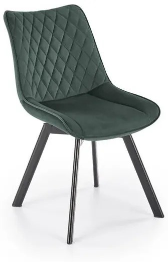 Scaun K520 velvet verde
